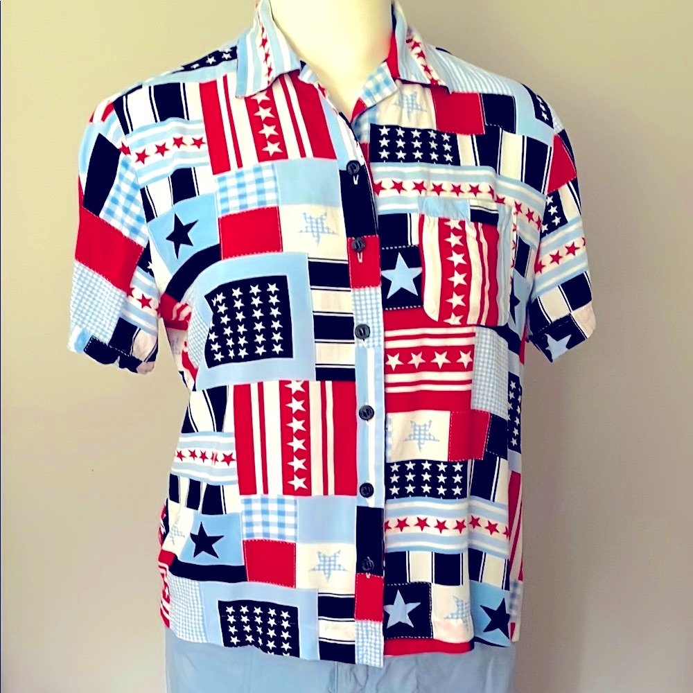 Crazy Horse Americana Patchwork Shirt